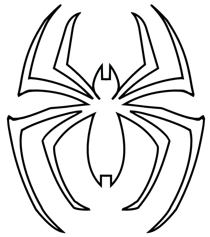 736x832 Logo Coloring Pages Drawn Arachnid Template Free Free Coloring