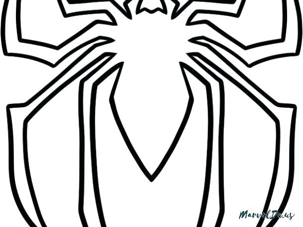 609x457 Spiderman Logo Coloring Pages Spider Man Trinket