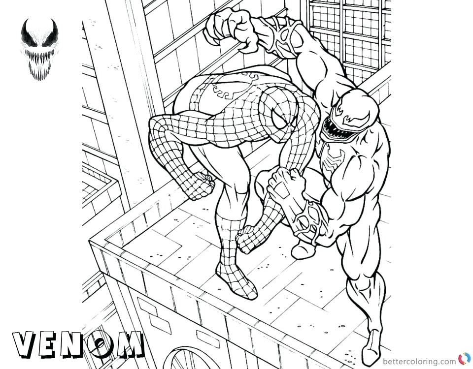 960x750 Spiderman And Venom Coloring Pages Download This Coloring Page