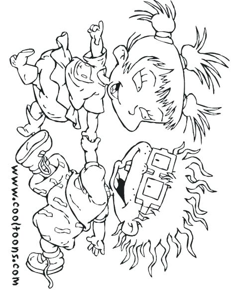 474x582 Rugrats Coloring Pages Rugrats Coloring Pages Rugrats And Spike