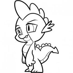 236x236 Spike Coloring Pages Ella Claire's My Little Pony Birthday