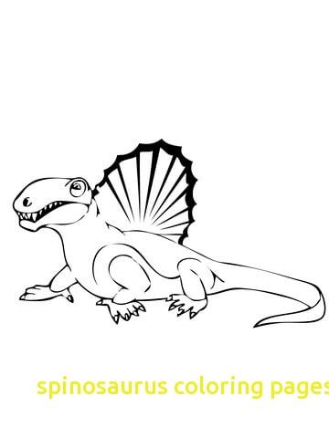 360x480 Spinosaurus Coloring Pages With Spinosaurus Dinosaur Coloring Page
