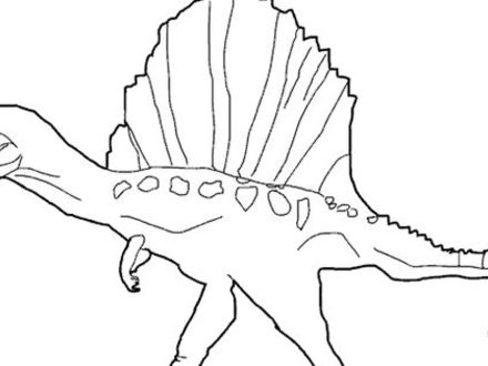 440x330 Spinosaurus Coloring Pages, Spinosaurus Coloring Page Az