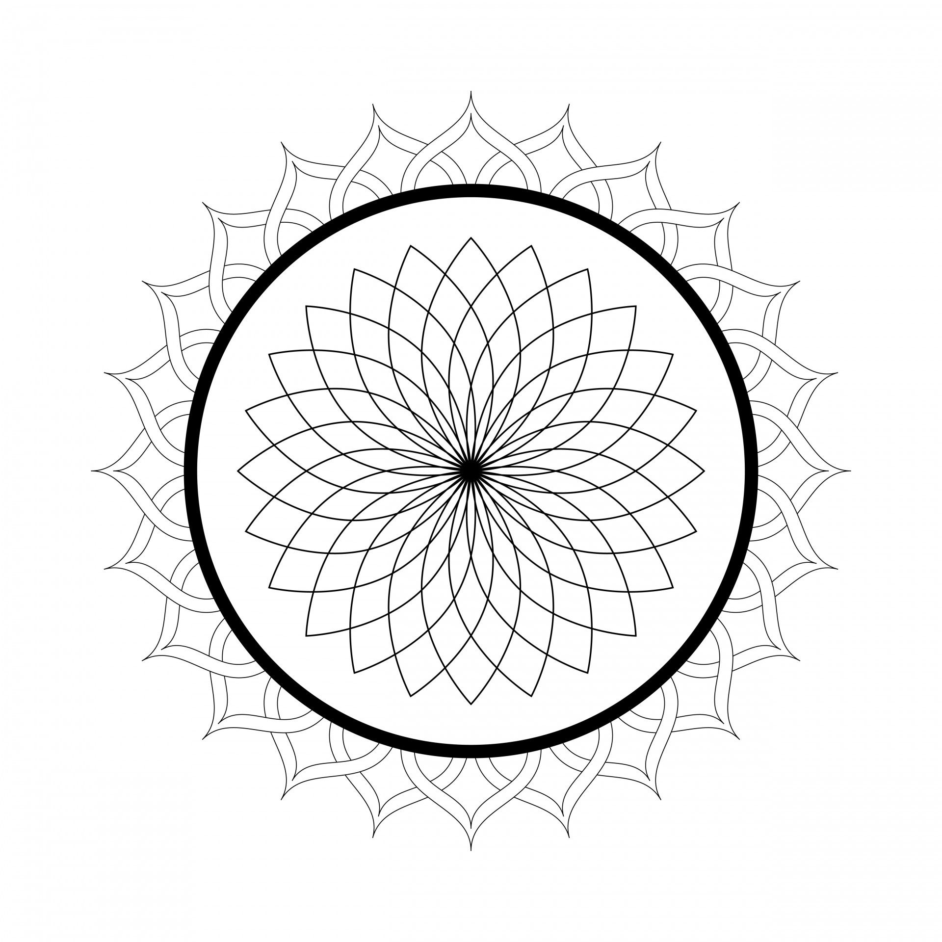 1920x1920 Free Printable Mandala Coloring Pages For Adults Mandala