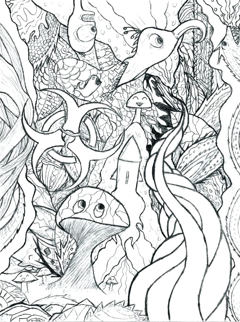 763x1024 Pot Leaf Coloring Pages Medium Size Of Coloring Pages Spiral