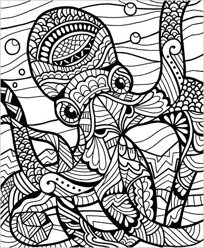 412x500 Colorit Wild Animals Coloring Book Premium Hardcover