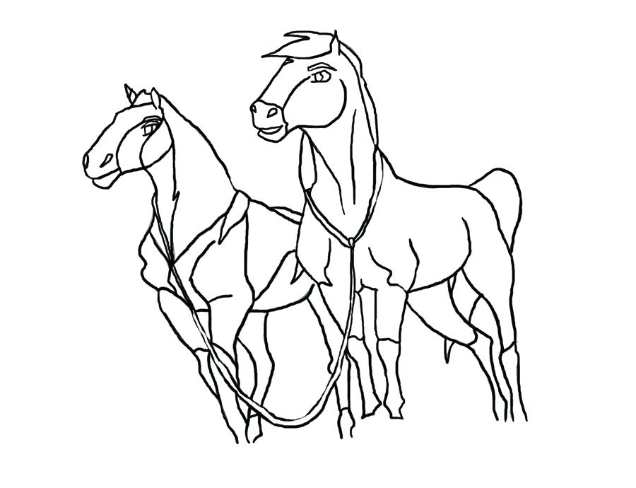 900x690 Simple Spirit Stallion Of The Coloring Pages Image Color Simple