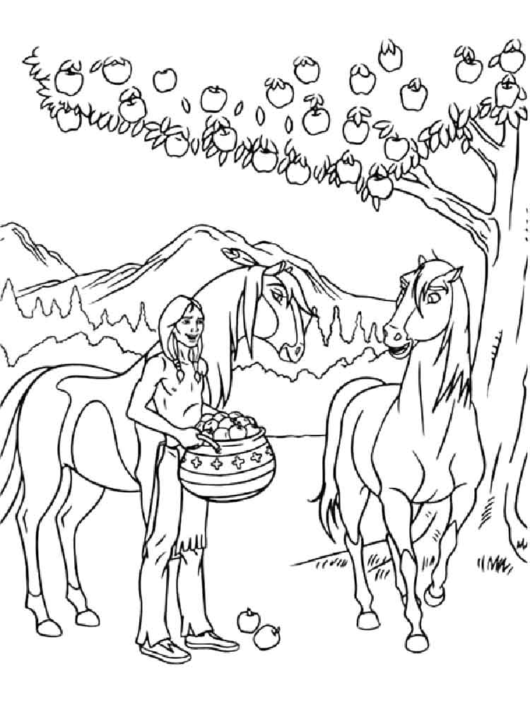 750x1000 Spirit Coloring Pages Free Printable Spirit Coloring Pages