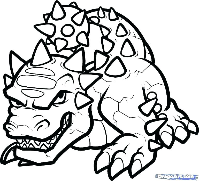 770x702 Skylanders Coloring Pages