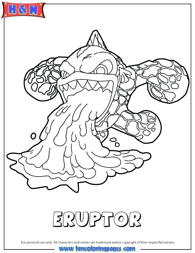 670x867 Coloring Pages Of Skylanders Printable Coloring Pages Trap Team