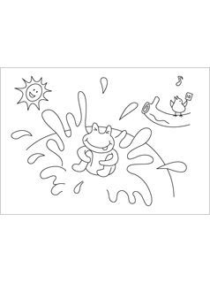 238x320 Summer Coloring Pages