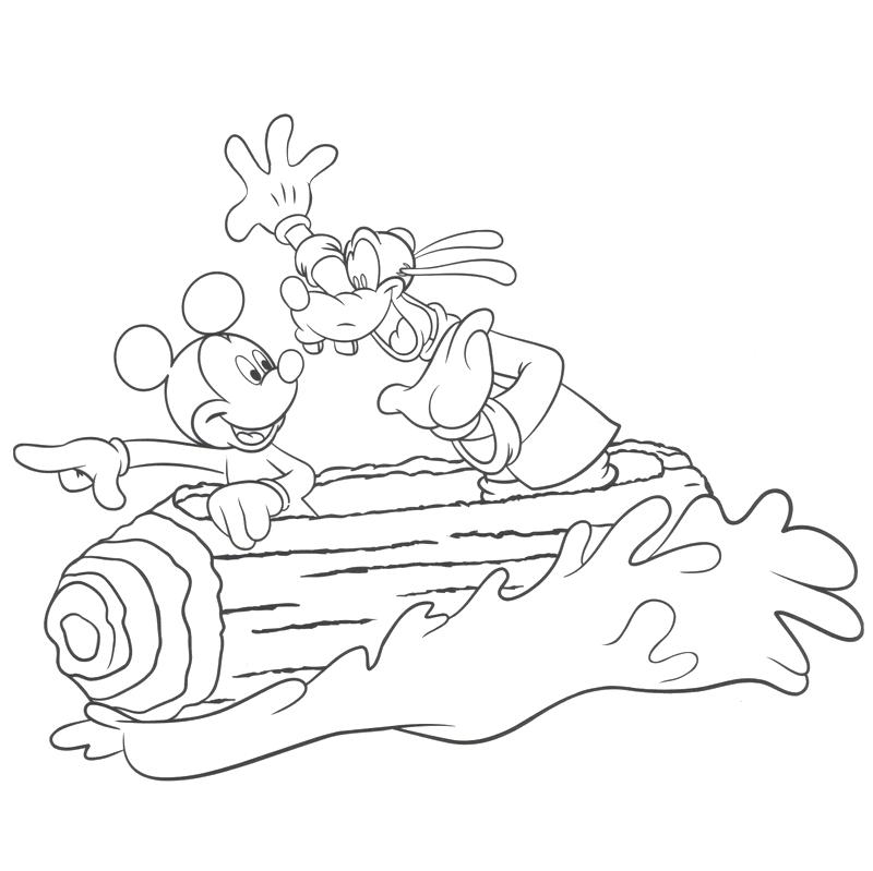 800x799 Splash Mountain Coloring Pages