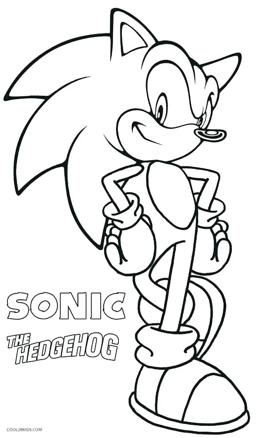 538x900 Sonic The Hedgehog Coloring Pages Pdf