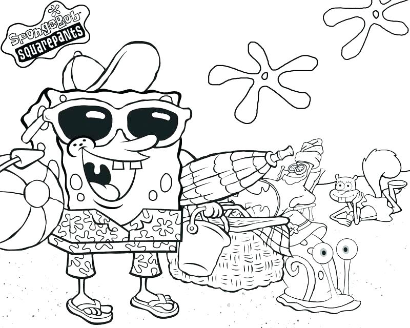 Sponge Bob Halloween Coloring Pages at GetDrawings | Free download