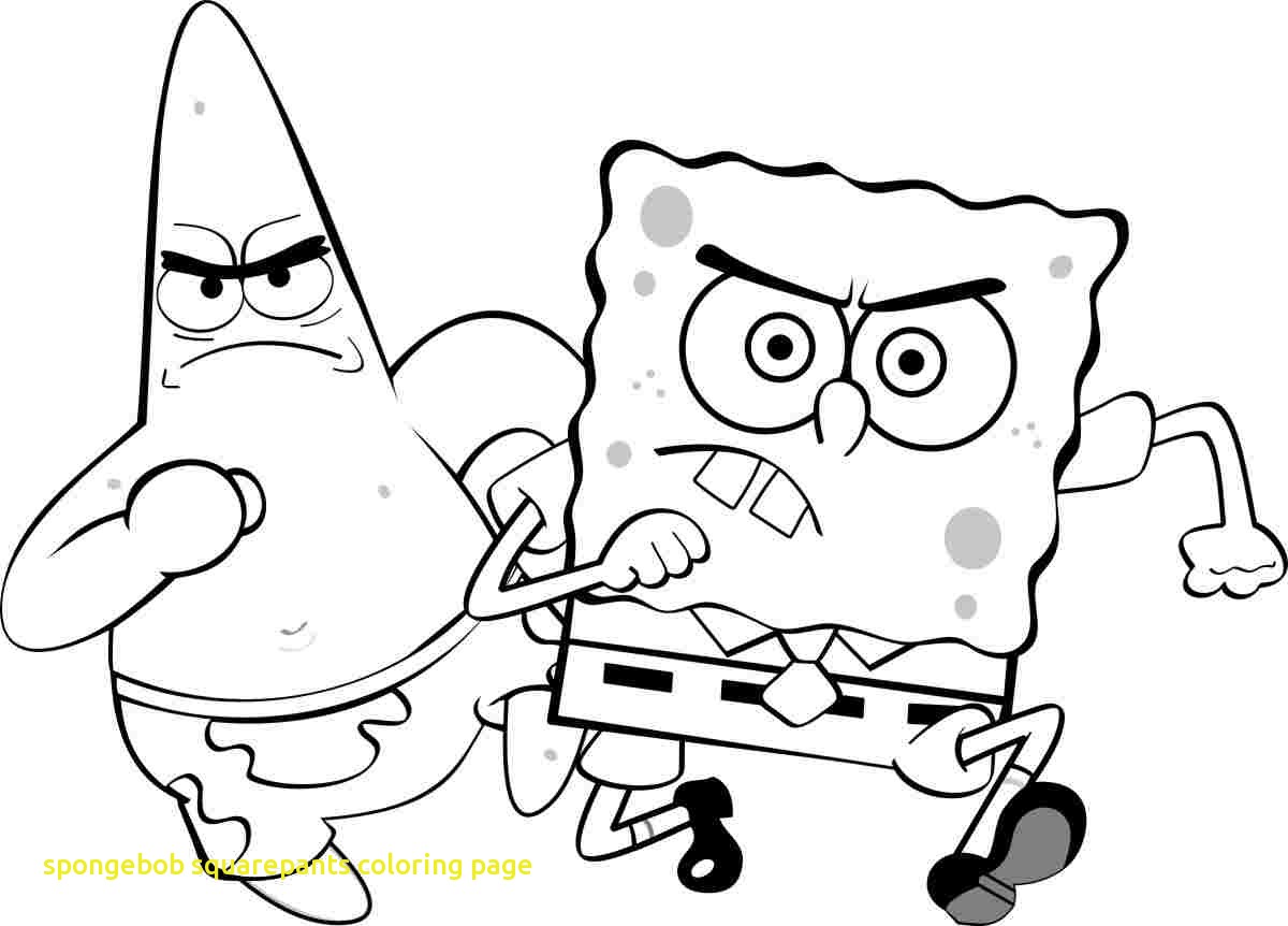 1200x862 Spongebob Squarepants Coloring Page With Spongebob Squarepants