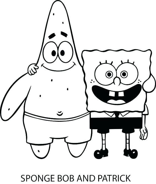 618x730 Spongebob Coloring Pages Free Happy Birthday Coloring Sheets Free