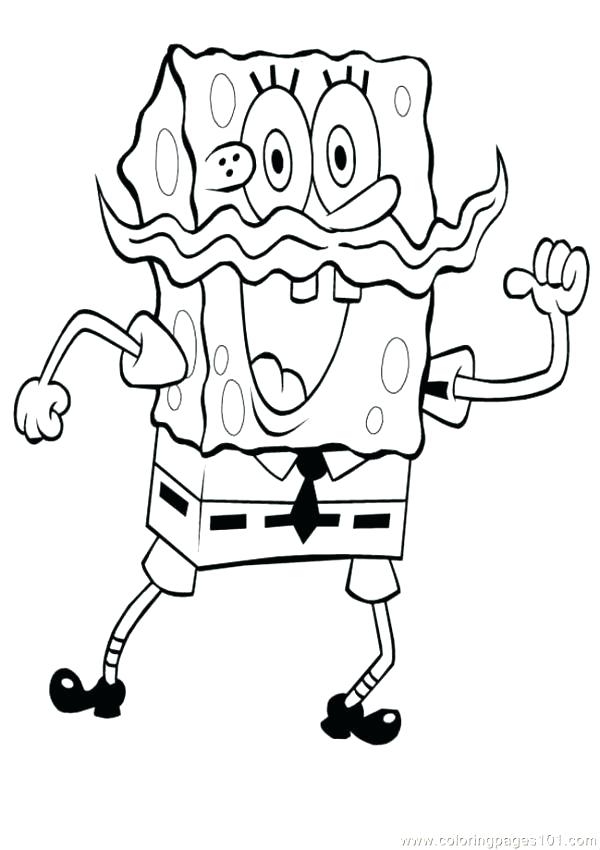 600x850 Spongebob Halloween Coloring Pages Sponge Bob Coloring Pictures