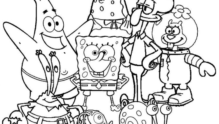 750x425 Spongebob Coloring Pages Free Fascinating Spongebob Printable