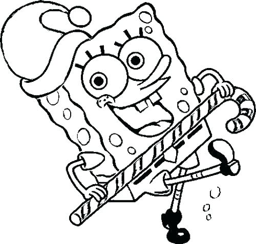 500x477 Spongebob Christmas Coloring Pages Coloring Pages Coloring Pages