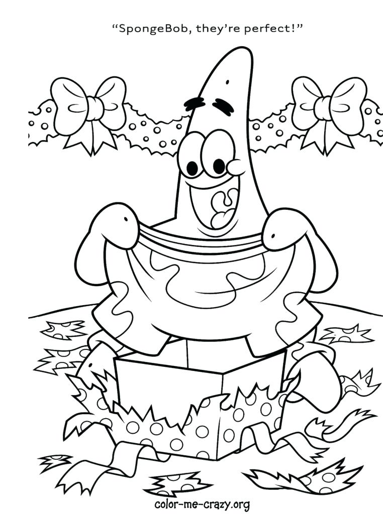 762x1024 Spongebob Christmas Coloring Pages Coloring Pages Free Printable