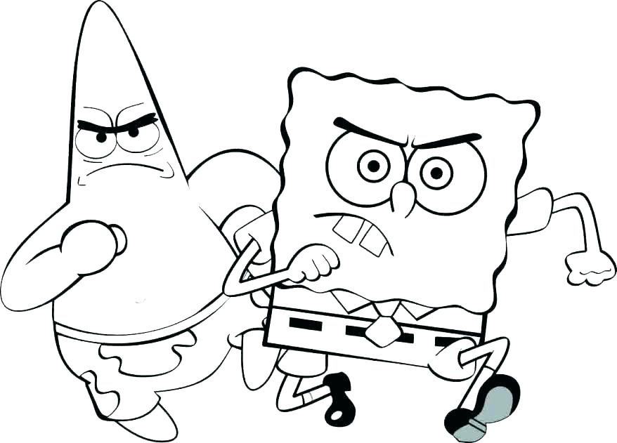 878x631 Spongebob Christmas Coloring Pages Free Coloring Pages Coloring