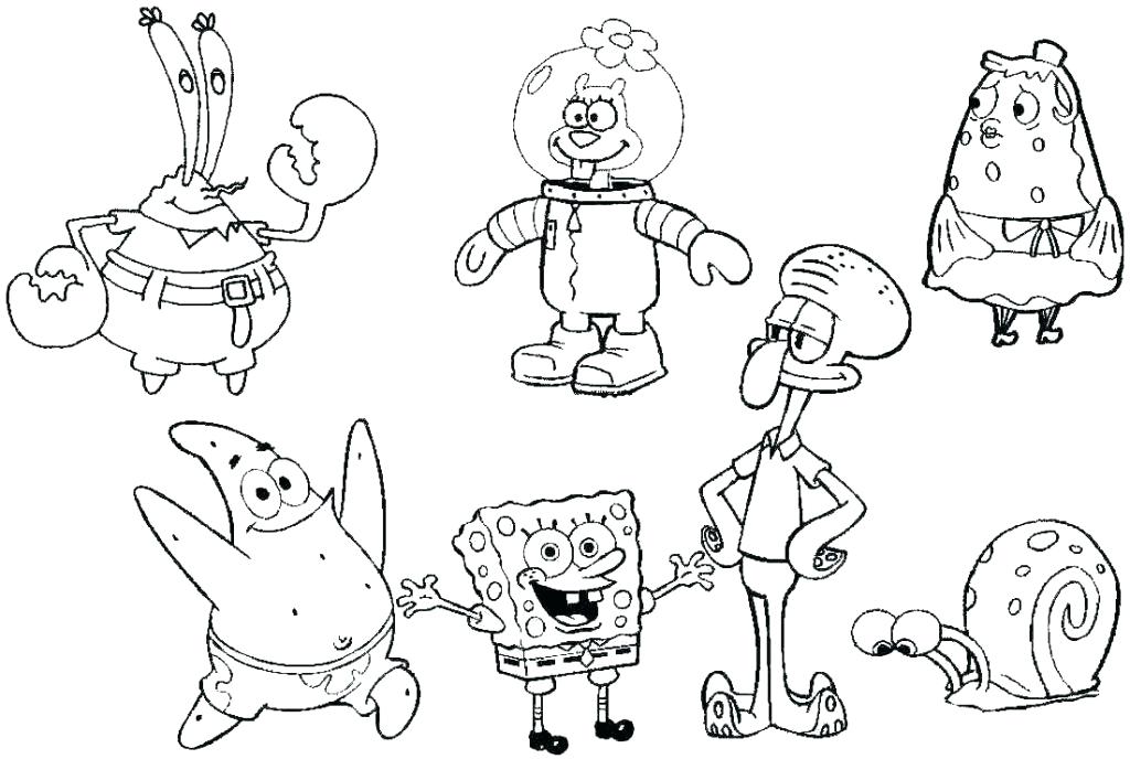 1024x688 Spongebob Coloring Pages Free Coloring Page Sheet Pages Free