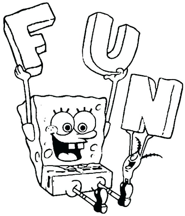 594x696 Coloring Pages Of Spongebob Color Pages Coloring Pages Games