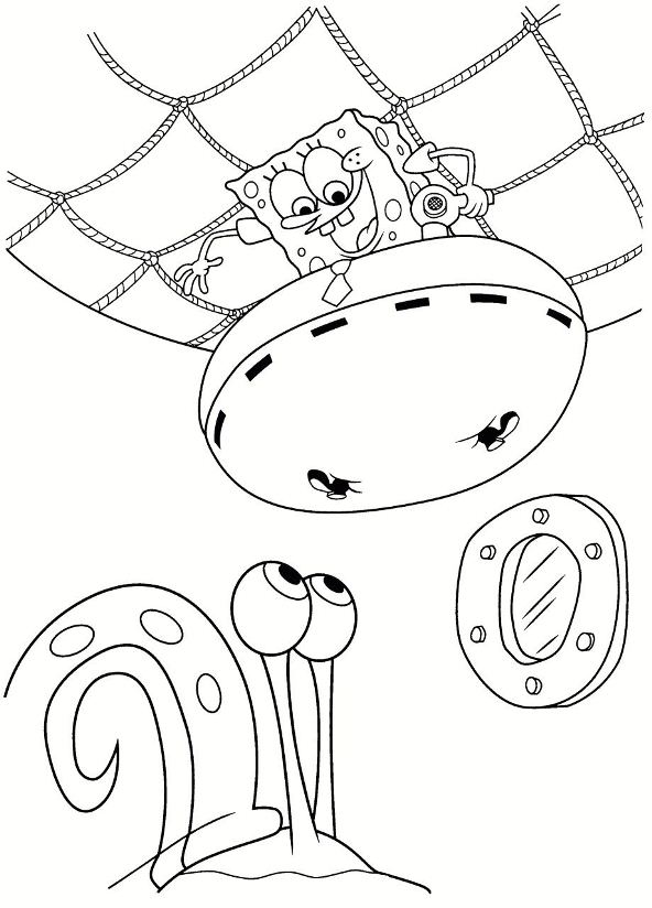 592x824 Kids N Coloring Pages Of Spongebob Squarepants