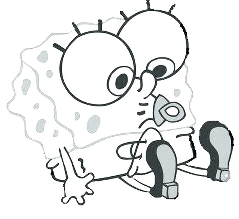 800x734 Spongebob And Patrick Coloring Pages Coloring Pages Free Best