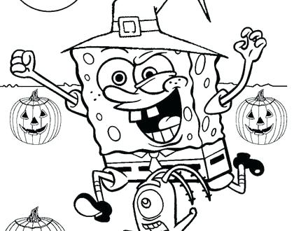 Spongebob Easter Coloring Pages