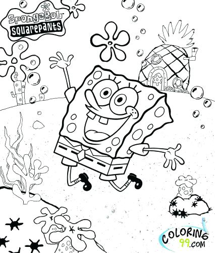 426x500 Spongebob Printable Coloring Pages Medium Size Of Printable