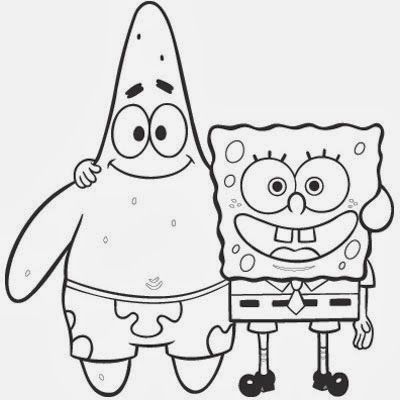 400x400 Spongebob Free Printable Coloring Pages Stencil