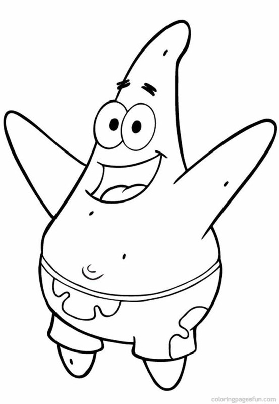 Spongebob Patrick Coloring Pages at GetDrawings | Free download