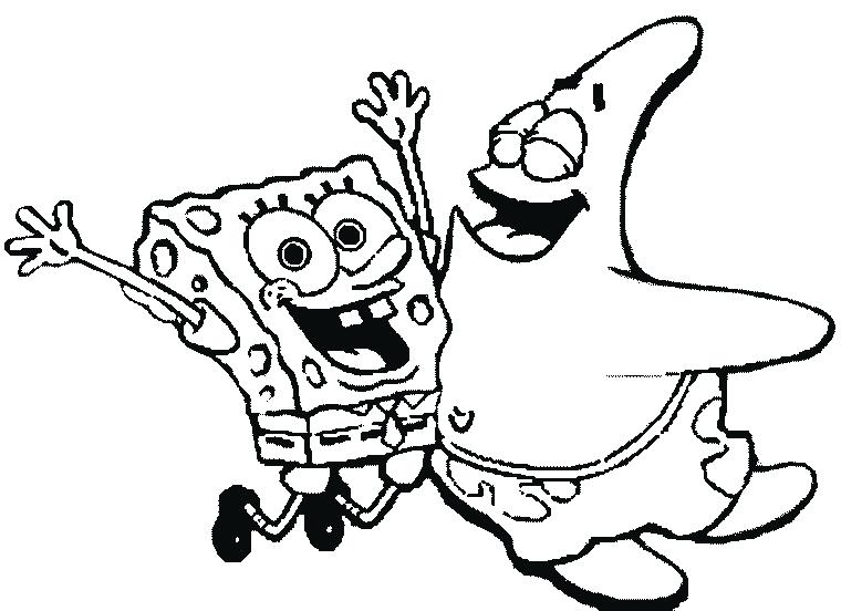760x552 Free Printable Spongebob Coloring Pages