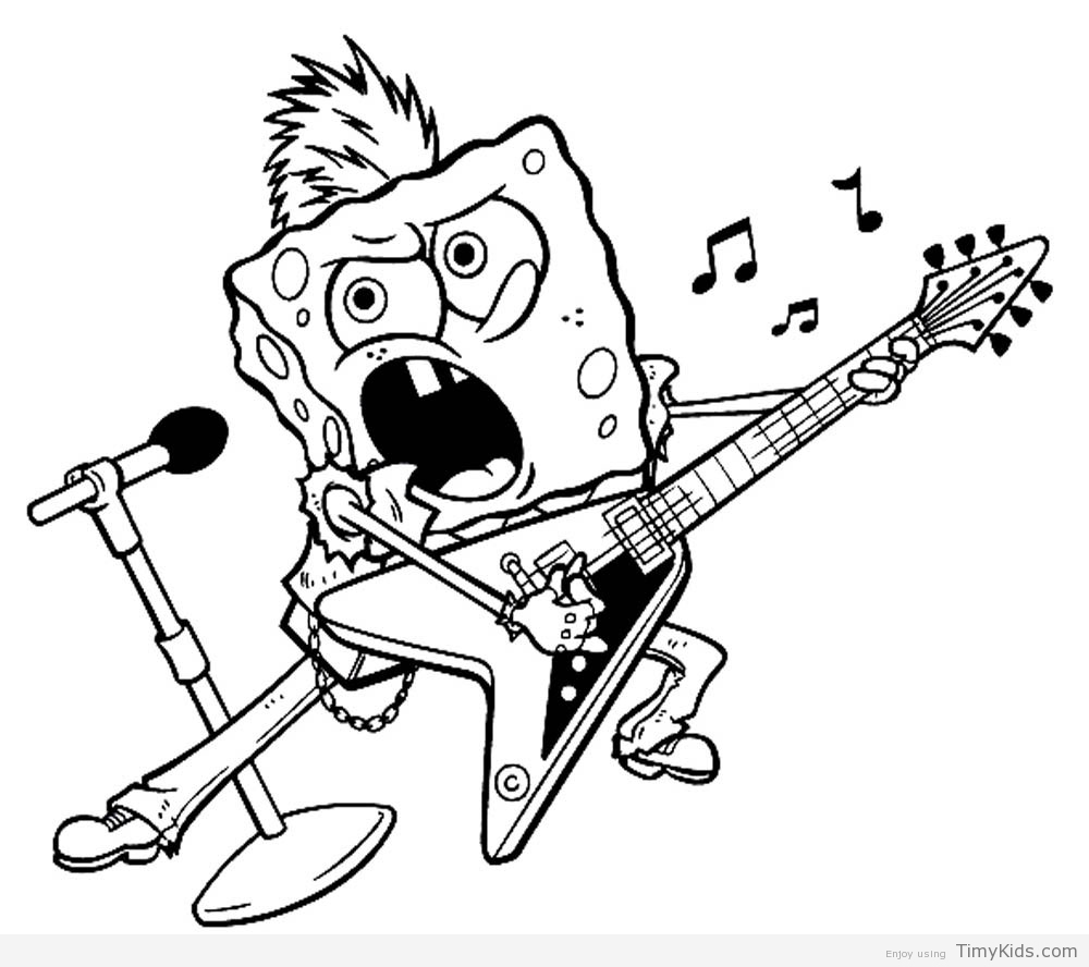 1000x888 Spongebob Printable Coloring Pages Timykids