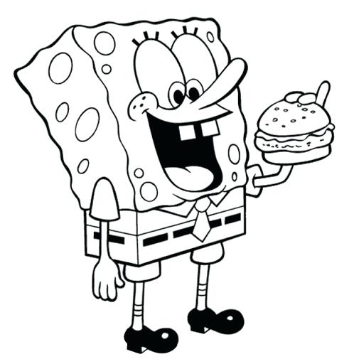 498x512 Coloring Pages Pan Coloring Books Coloring Pages Spongebob
