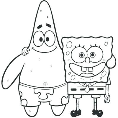400x400 Sponge Bob Square Pants Coloring Pages Free Printable Coloring