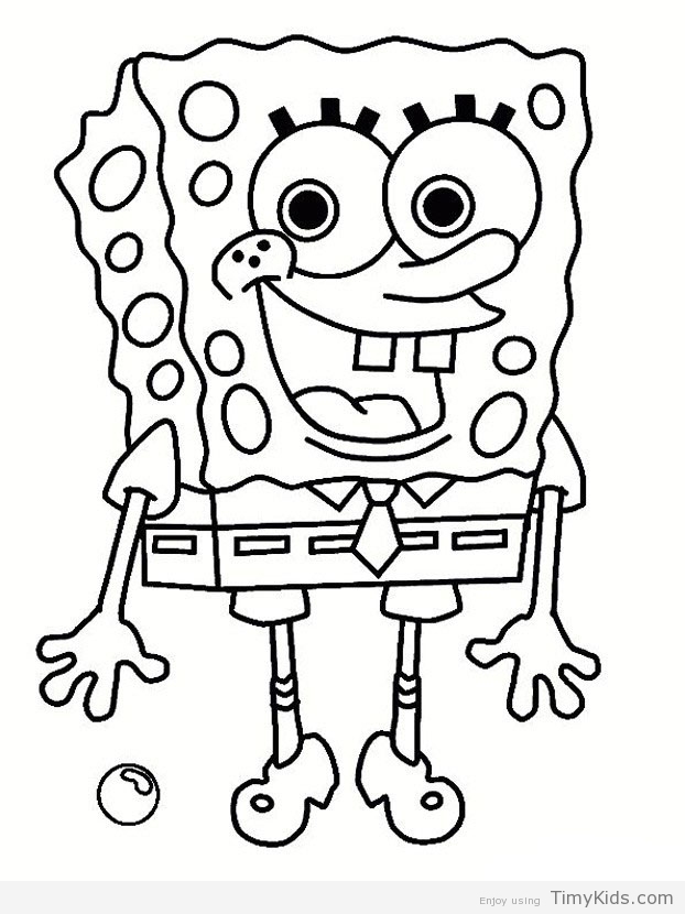 622x830 Spongebob Squarepants Coloring Pages Free Spongebob Squarepants