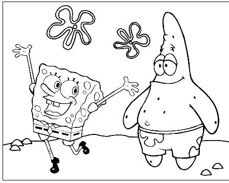 448x358 Free Coloring Pages Spongebob Coloring Page Awesome Coloring Pages