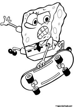 236x343 Free Printable Spongebob Squarepants Coloring Pages For Kids