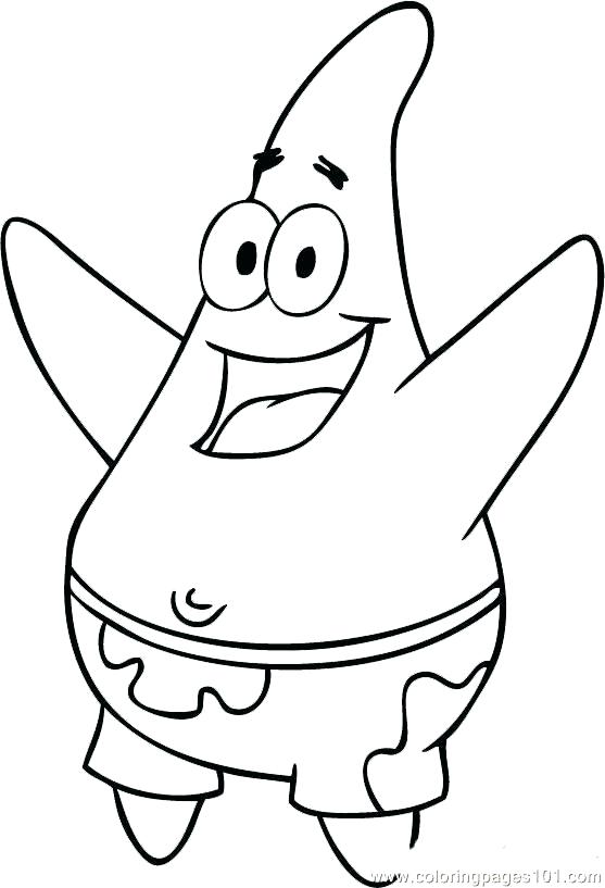 557x817 Printable Colouring Pages Of Spongebob Squarepants Best Coloring