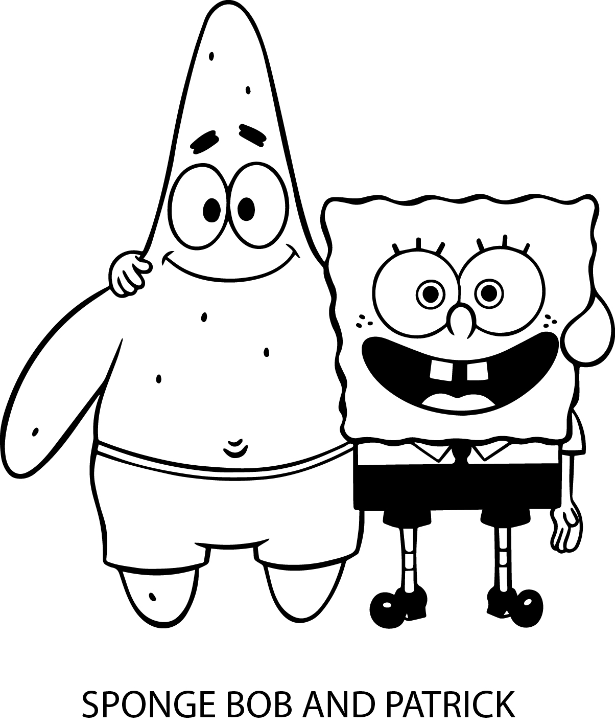 1204x1422 Spongebob Coloring Pages