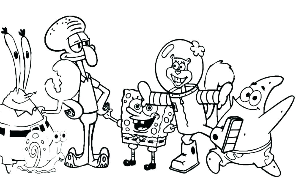 1024x620 Spongebob Valentines Day Coloring Pages Printable Valentines Day