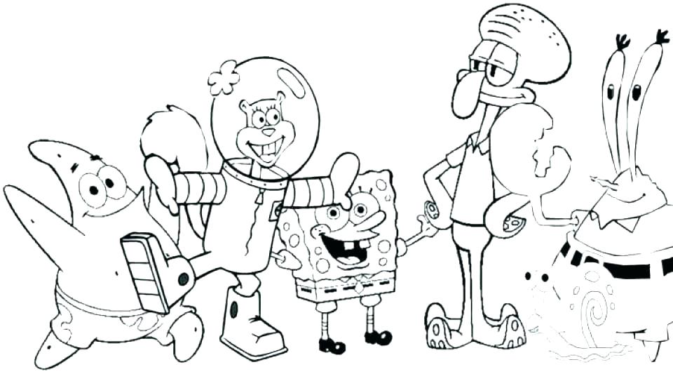 960x533 Spongebob Valentines Day Coloring Pages Printable Coloring Pages