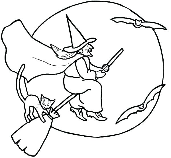 600x555 Halloween Scary Coloring Pages