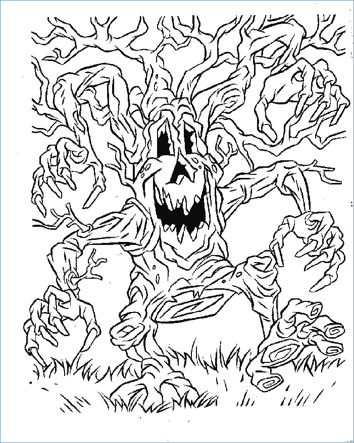 701x879 Scary Halloween Skull And Spider Coloring Pages
