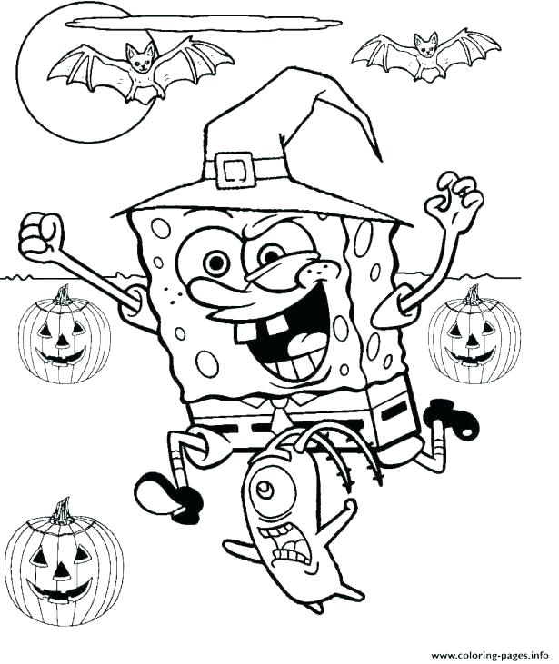 615x731 Spooky Buddies Colouring Pages Coloring Scary