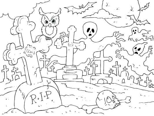533x400 Spooky Coloring Pages Epic Printable House Ring Pages Crayola