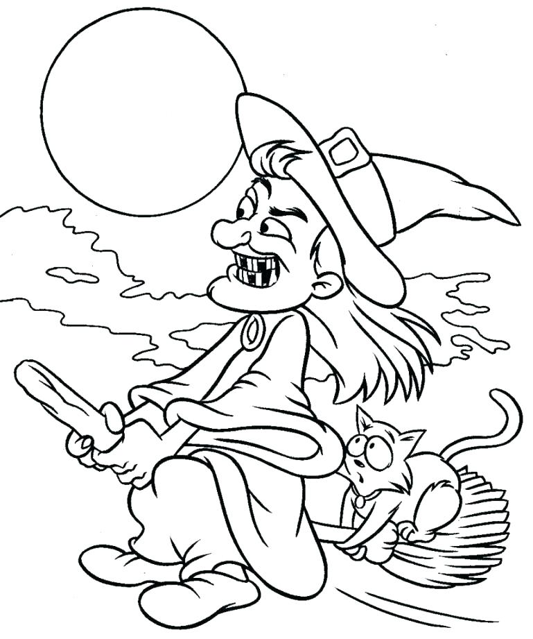769x921 Spooky Halloween Coloring Pages Spooky Coloring Pages Scary