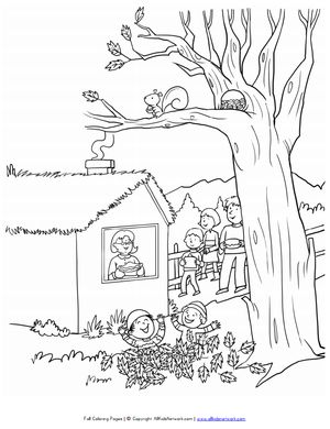 300x390 Coloring Pages For Fall Trees Best Of Spooky Tree Page Nature